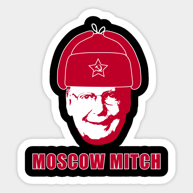 Moscow Mitch Sticker by cartogram